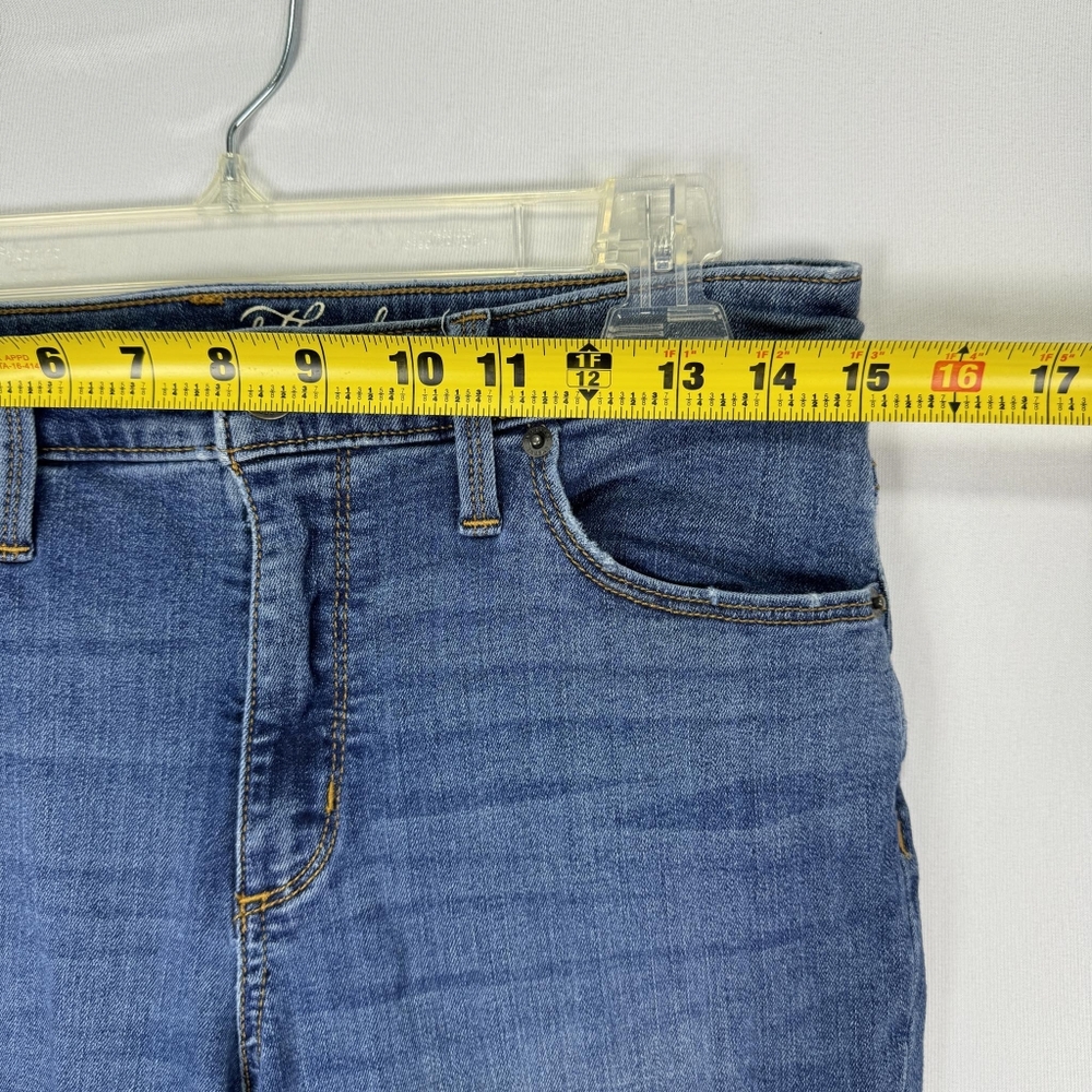 Universal Thread High Rise Skinny Distressed Womens Blue Jeans Size 8/29R - Picture 14 of 16